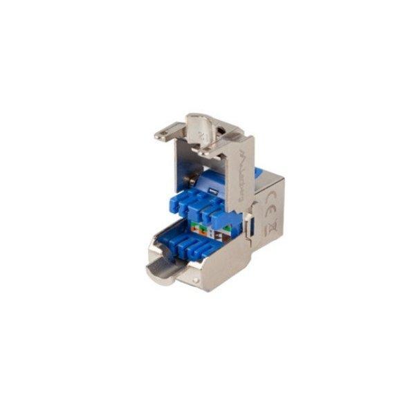 NET Keystone modul, szerszám nélkül szerelhető RJ45 CAT.6a FTP