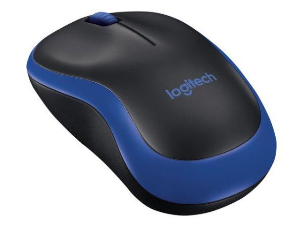 LOGITECH M185 Mouse optical wireless 2.4 GHz USB wireless receiver blue