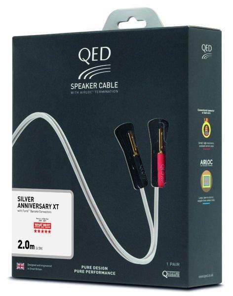 QED QED REFERENCE SILVER ANNIVERSARY XT (QE1430) - 2.0m QED REFERENCE Speaker
cable SILVER ANNIVERSARY XT - 2.0m QSAXTPRETERM. 2M