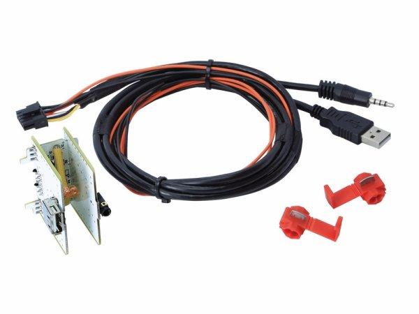 USB, AUX OEM csatlakozó megtartó cserekártya Fiat 500L, Ducato különféle
járművekhez 44-1094-002