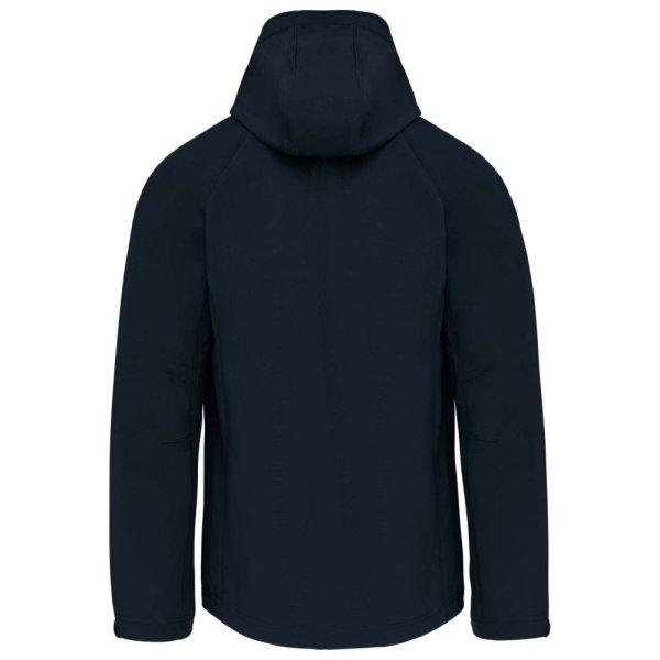 Férfi kapucnis softshell dzseki, Kariban KA413, Navy-XL