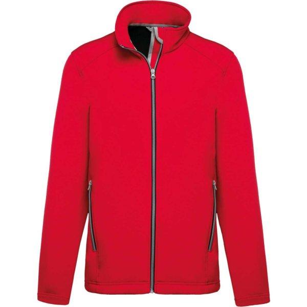 Férfi két rétegű softshell dzseki, Kariban KA424, Red-M