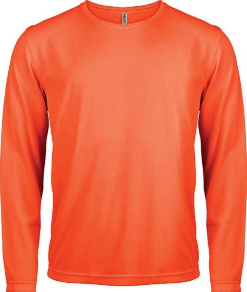 PA443 férfi hosszú ujjú kereknyakú sportpóló Proact, Fluorescent
Orange-2XL