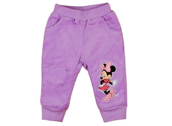 Disney Minnie lányka bélelt kordnadrág