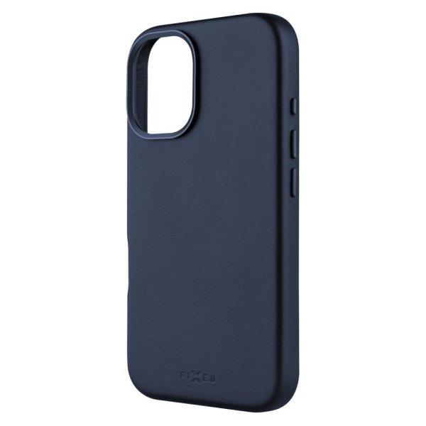 FIXED MagLeather telefontok MagSafe támogatással az Apple iPhone 16
készülékhez, kék
