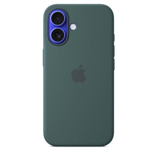 Apple iPhone 16 Silicone Case with MagSafe Lake Green (Seasonal)