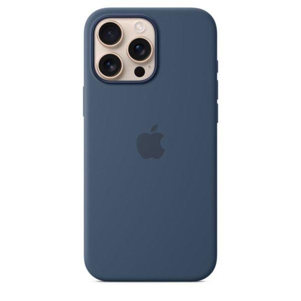 Apple iPhone 16 Pro Max Silicone Case with MagSafe Denim