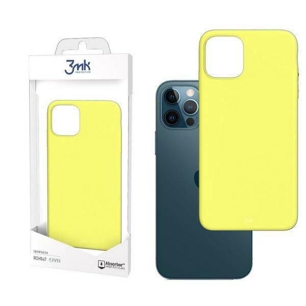 3MK Matt Case iPhone 12/12 Pro 6,1" sárgászöld tok