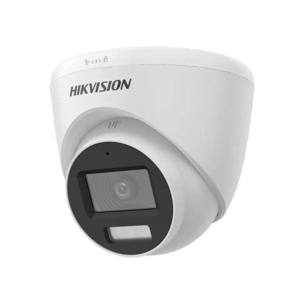 Hikvision DS-2CE78K0T-LFS biztonsági kamera színes éjjellátással (5MP,
2.8mm, kültéri, hibrid LED, IR40m, WL20m, IP67, mikrofon)