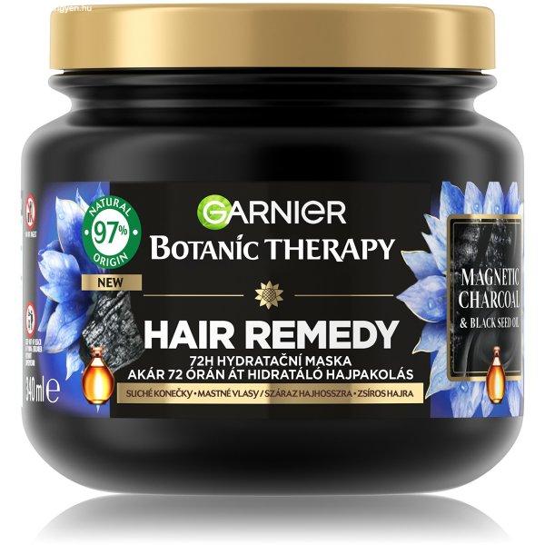 Garnier Hidratáló maszk zsíros hajra és száraz
hajvégekre Botanic Therapy Magnetic Charcoal (Hair Remedy) 340 ml