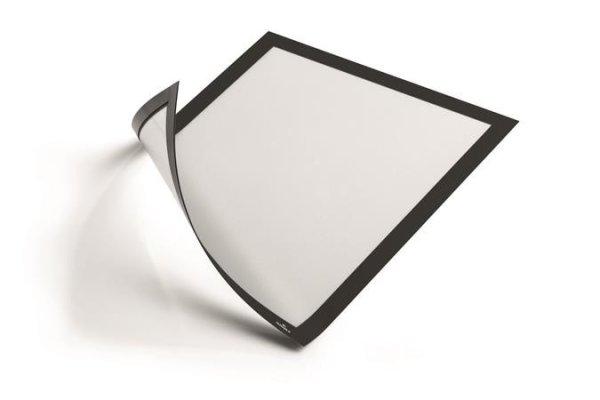 Infokeret, A4, mágneses, DURABLE "DURAFRAME® MAGNETIC", fekete -
5db/csomag