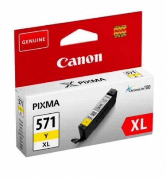 Canon CLI571XL Eredeti Yellow Tintapatron