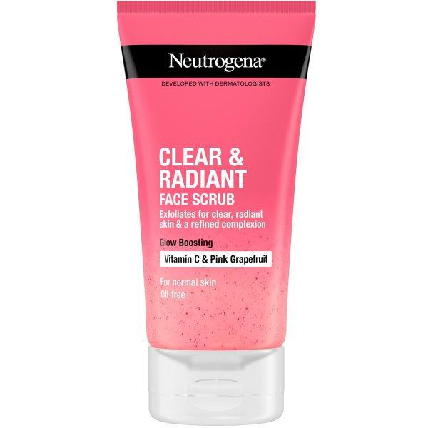 Neutrogena Frissítő peeling rózsaszín grapefruit kivonattal
Clear & Radiant (Face Scrub) 150 ml