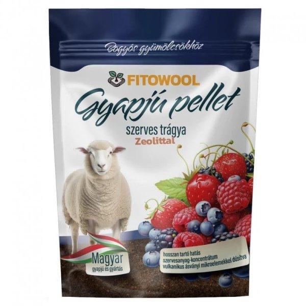 Fitowool gyapjú pellet bogyós gyümölcsökhöz 250g