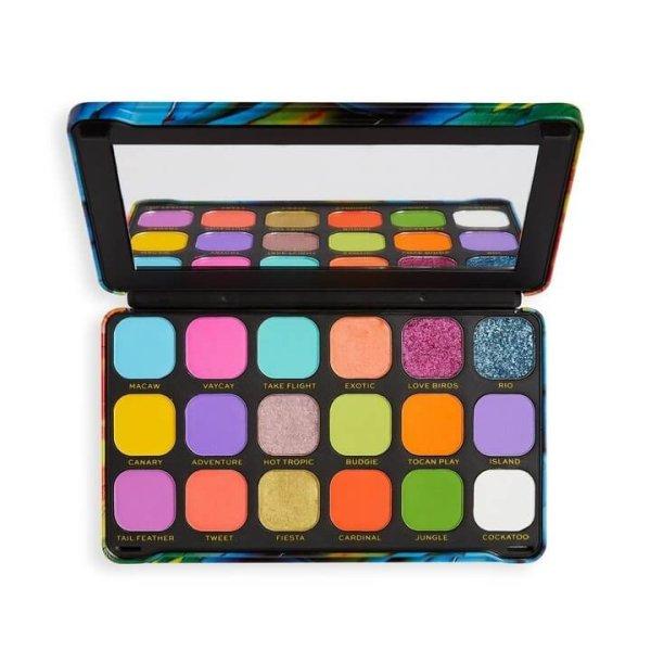 Revolution Szemhéjfesték paletta Forever Flawless Bird of Paradise
(Eyeshadow Palette) 19,8 g