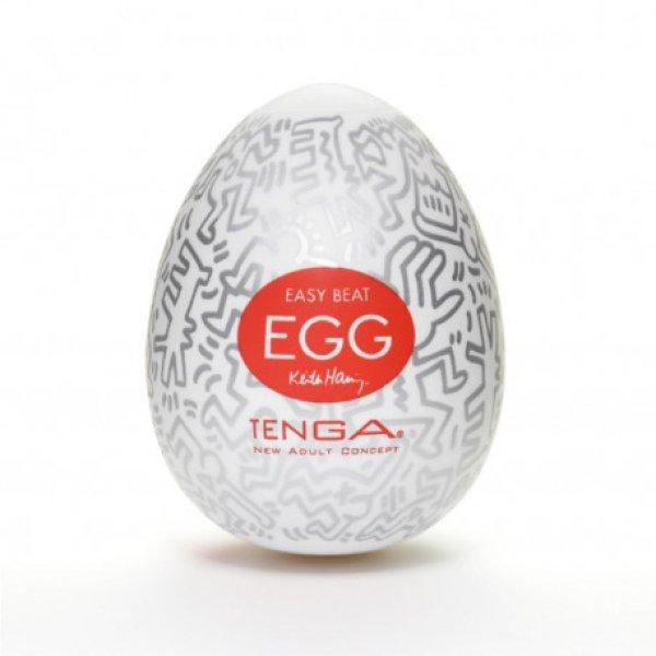 TENGA Egg Keith Haring Party - maszturbációs tojás 