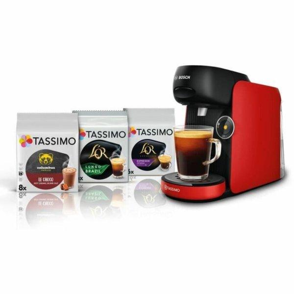 Kapszulás Kávéfőző BOSCH TASSIMO FINESSE TAS163E Fekete noir 1400 W 15 bar
700 ml MOST 81141 HELYETT 61065 Ft-ért!