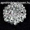 Cseh csiszolt goly gyngy - Crystal - 6mm