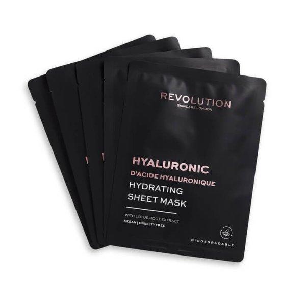 Revolution Skincare Arcmaszk készlet Biodegradable (Hydrating Hyaluronic
Acid Sheet Mask)