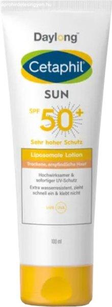 Daylong Hidratáló fényvédő krém SPF 50+ Cetaphil
Sun (Liposomale Lotion) 100 ml