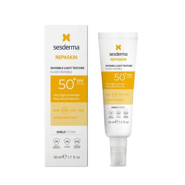 Sesderma Fényvédő fluid SPF 50+ Repaskin (Invisible Fluid) 50 ml