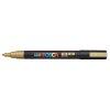 Dekormarker, Uni Posca PC-3M, 0,9-1,3 mm, kpos hegy, arany