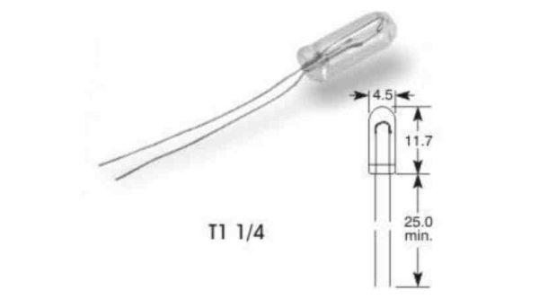 ELTA VisionPro 12V 80mA T1 1/4 Műszerfal Izzó