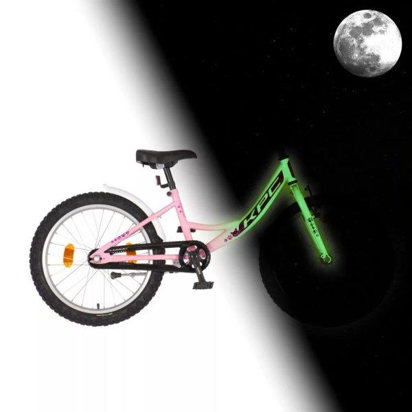 KPC FluoBike Kitty cicás VILÁGÍTÓS 20 rózsaszín fluoreszkáló gyermek
kerékpár