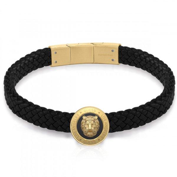 Guess Férfi bőr karkötő Lion King JUMB01312JWYGBKT/U