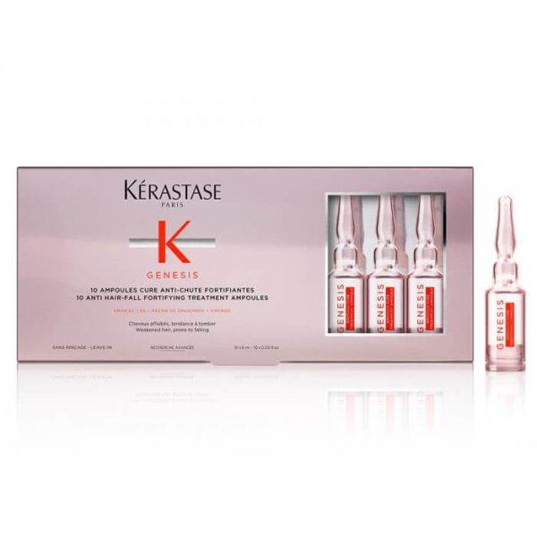 Kérastase Intenzív ápolás gyenge és hullásra
hajlamos hajra Genesis (Ampoules Cure Anti-Chute Fortifiantes) 10 x 6 ml