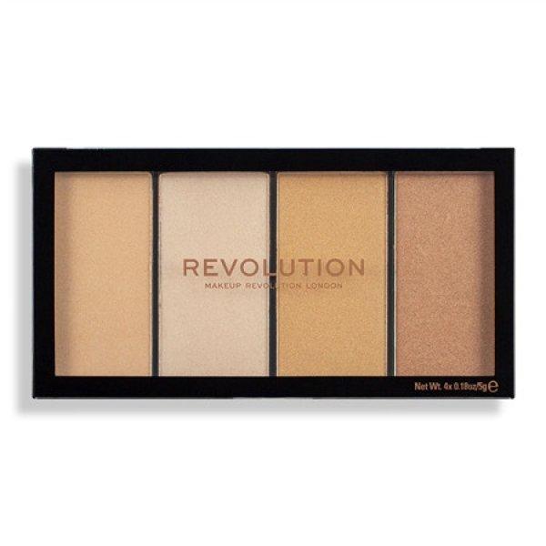 Revolution Forradalom újra betöltve (Highlighter Palette) Light
melegen 4 x 5 g