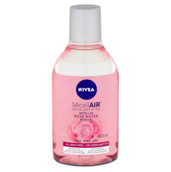 Nivea Kétfázisú micellás víz rózsavízzel
(Micellar Rose Water) 400 ml