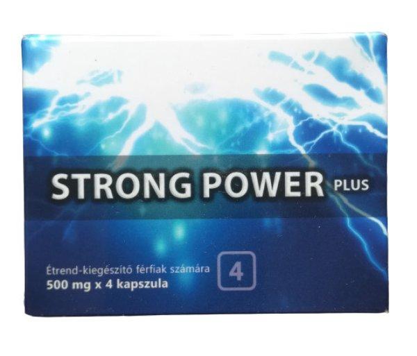 STRONG POWER PLUS POTENCIANÖVELŐ KAPSZULA FÉRFIAKNAK - 4 DB