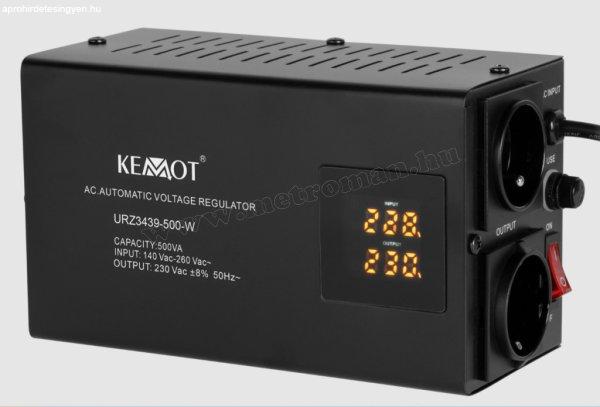 Automata hálózati feszültség stabilizátor 230V Kemot SER-500W