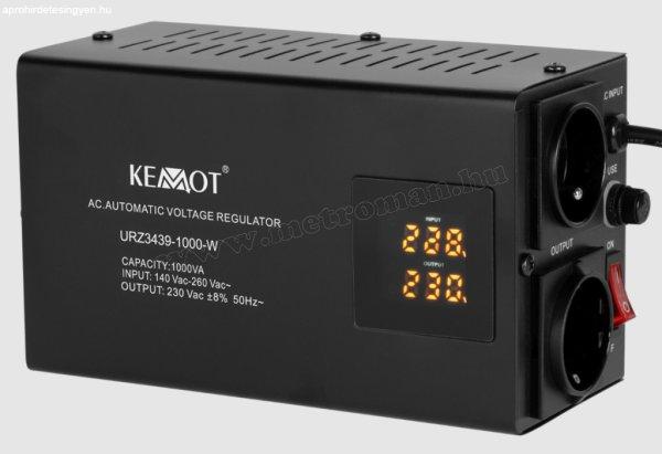 Automata hálózati feszültség stabilizátor 230V Kemot SER-1000W