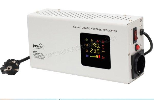 Hálózati feszültségstabilizátor 230V 500VA HOME AVR500S