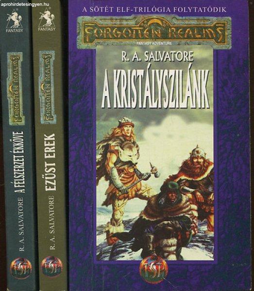 Kristályszilánk-trilógia: Kristályszilánk - Ezüst erek - A félszerzet
ékköve - R. A. Salvatore