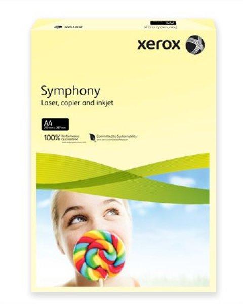 Másolópapír, színes, A4, 80 g, XEROX "Symphony", világossárga
(pasztell)