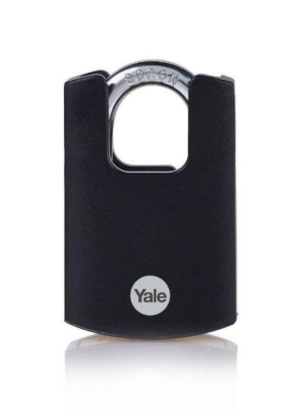 Lakat Yale Y121B/40 bar, High Security, Függő, Fekete, 46 mm, 3 kulcs