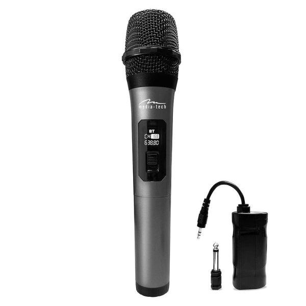 Media-Tech MT398 MIC HERO Wireless Karaoke Speakers microphone Black/Grey