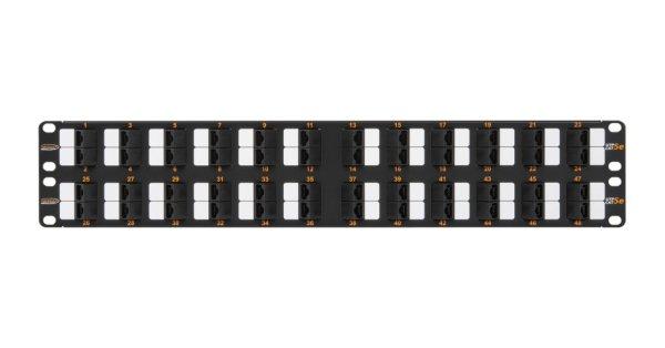 NIKOMAX 48-port Patch Panel 2U Black