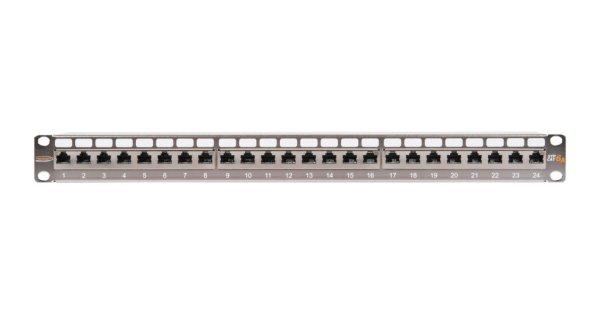 NIKOMAX 24-port Patch Panel 1U Grey