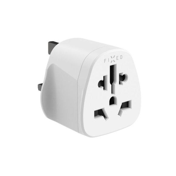 FIXED UK adapter, fehér