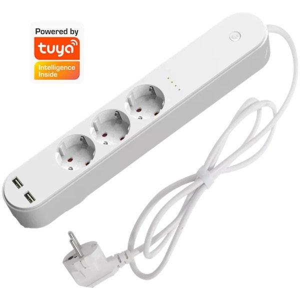 Denver SHP-310U Smart Home Power Strip 3in1 + 2xUSB White