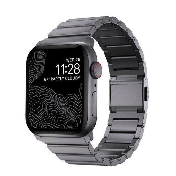 Nomad Aluminum Band, space grey - Apple Watch Ultra (49mm) 8/7 (45mm)/6/SE/5/4
(44mm)/3/2/1 (42mm)