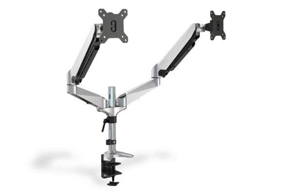 Digitus DA-90353 Universal Dual Desktop Monitor Mount With Gas Spring And Clamp
Mount Silver