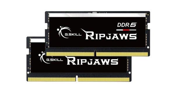 G.SKILL 64GB DDR5 5600MHz Kit(2x32GB) SODIMM Ripjaws Black