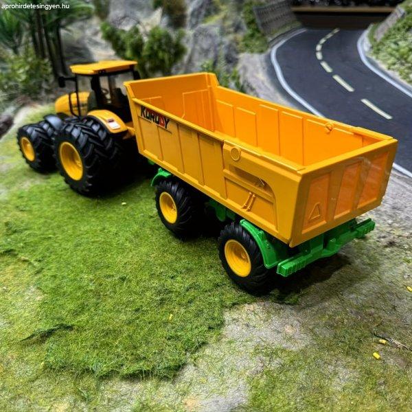 Jumbo 41.91cm-es Farm Traktor Játékkészlet Utánfutóval