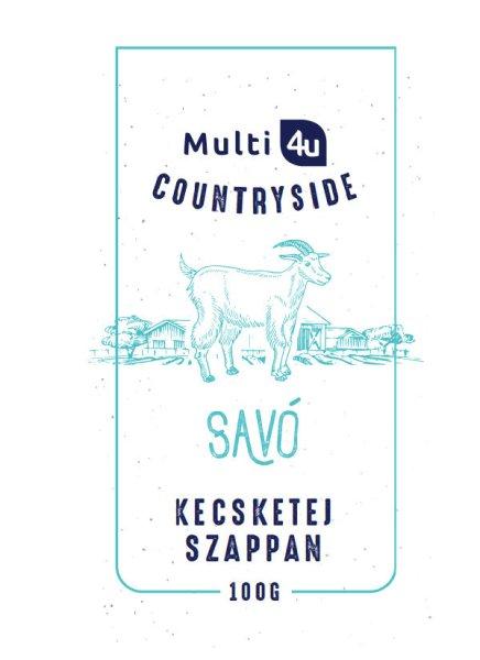 Multi 4u countryside kecsketej szappan savó 100 g