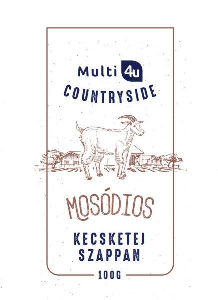 Multi 4u countryside kecsketej szappan mosódiós 100 g